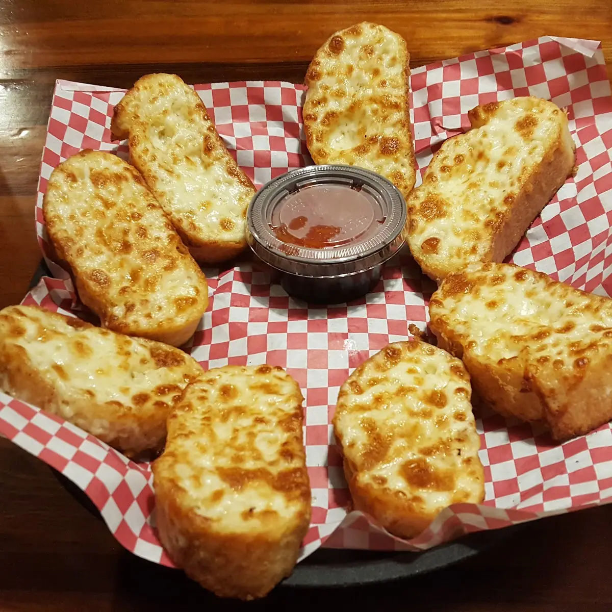 Cheese Bread and Marinara Sauce