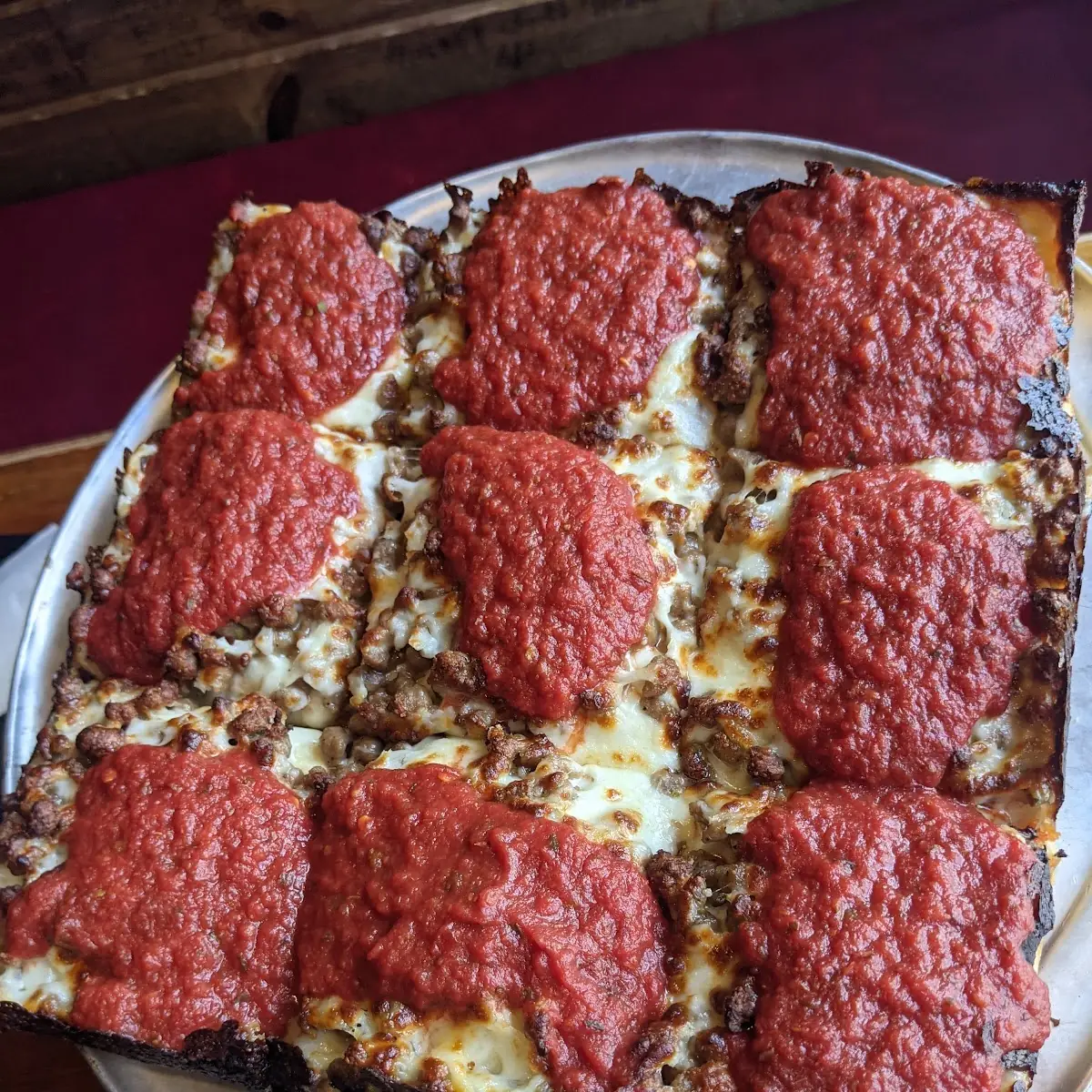 Deep Dish Pizza Sausage