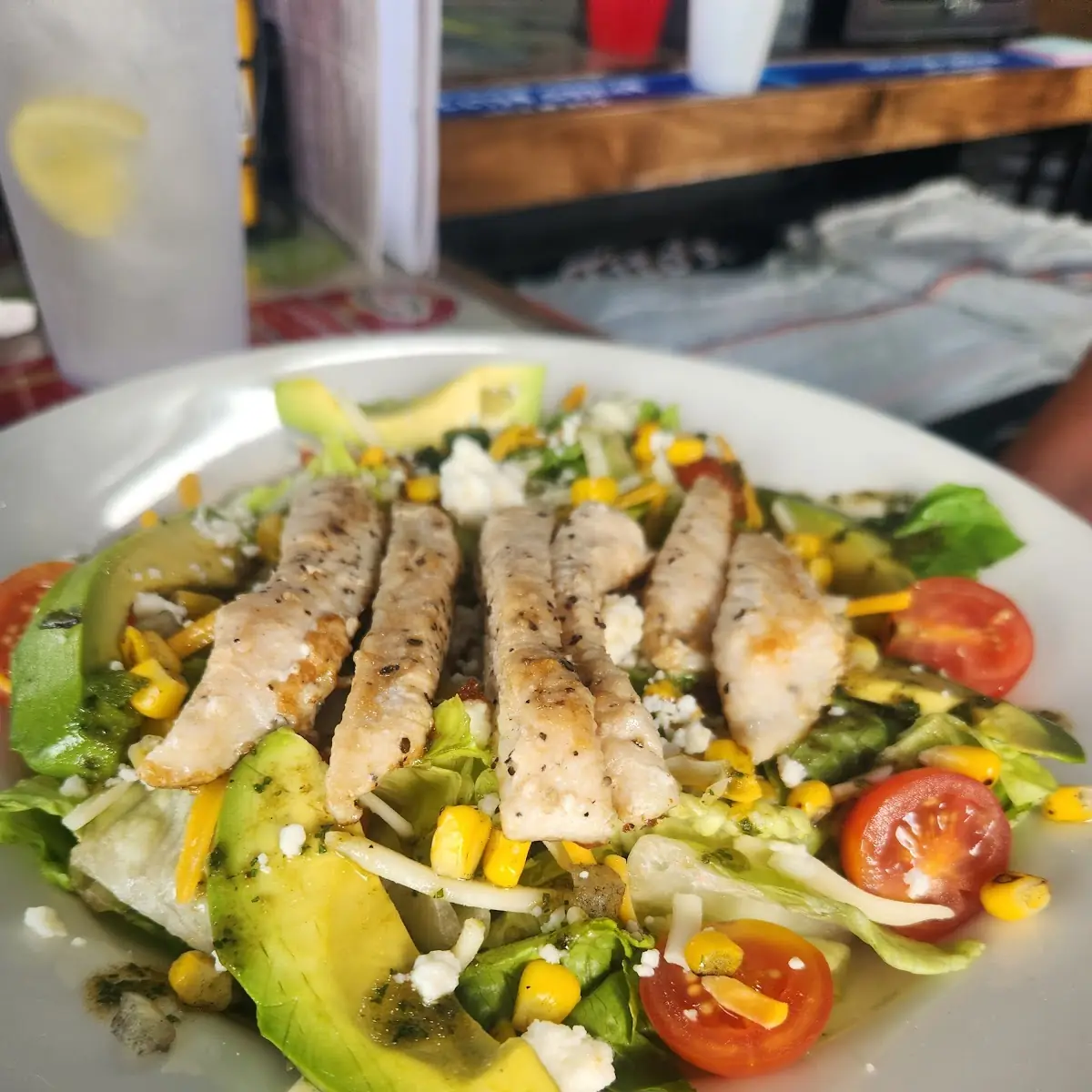 Mexican Salad with Grilled Chicken