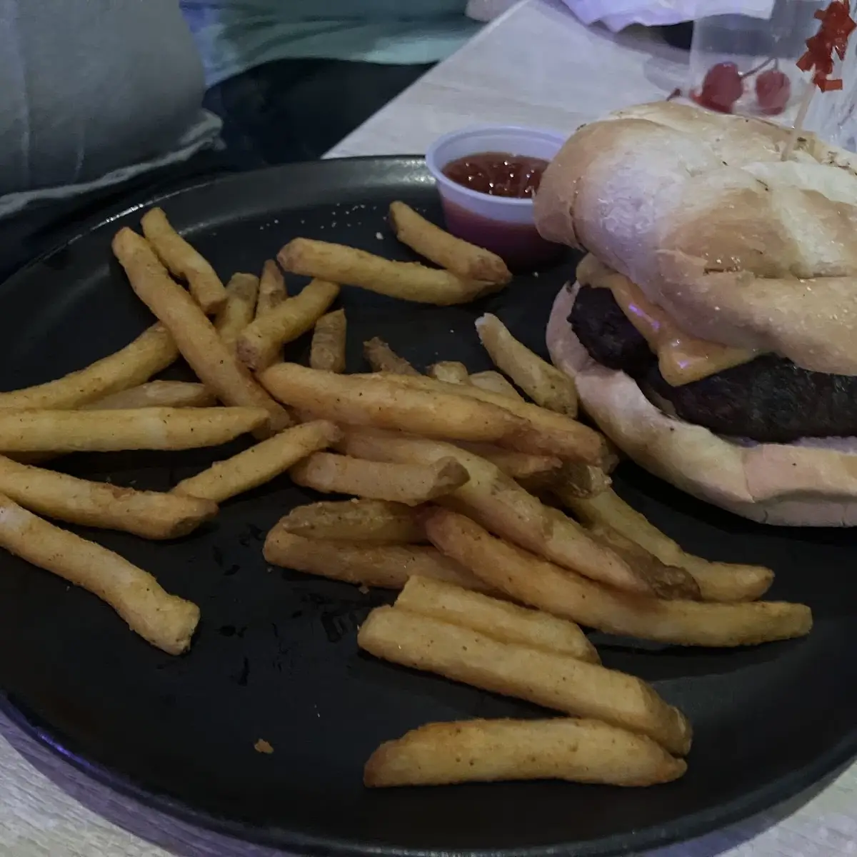 Artisanal Burger with Fries