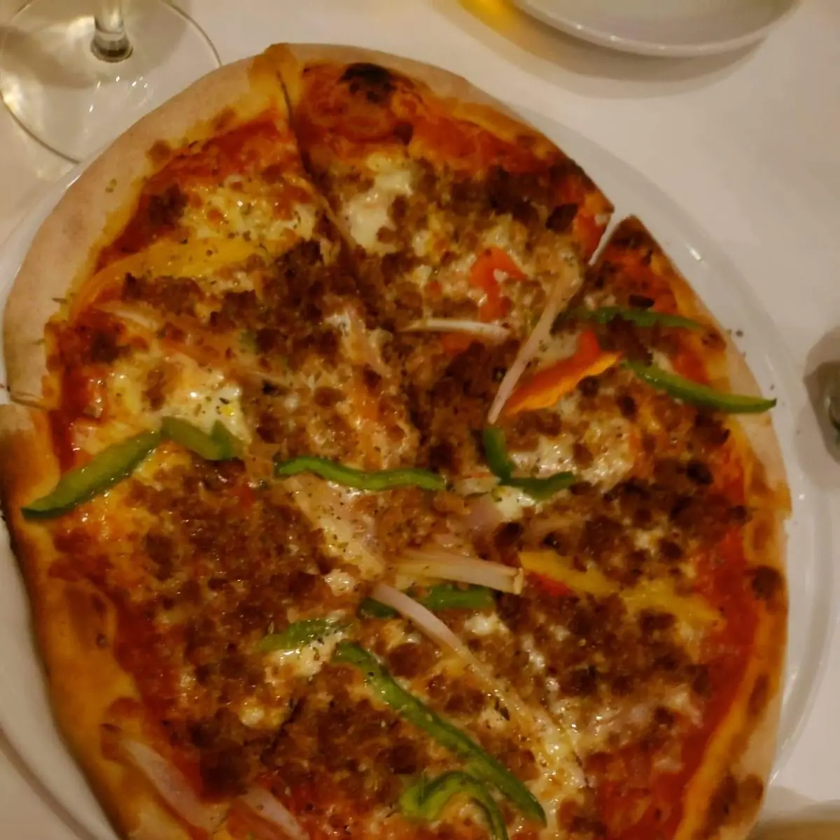 Neapolitan Style Sausage Pizza