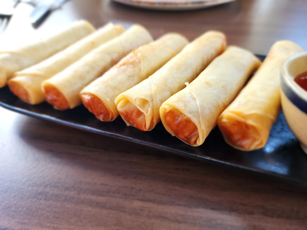 Handmade Spring Rolls, Victoria Elixir Coffee Roasters