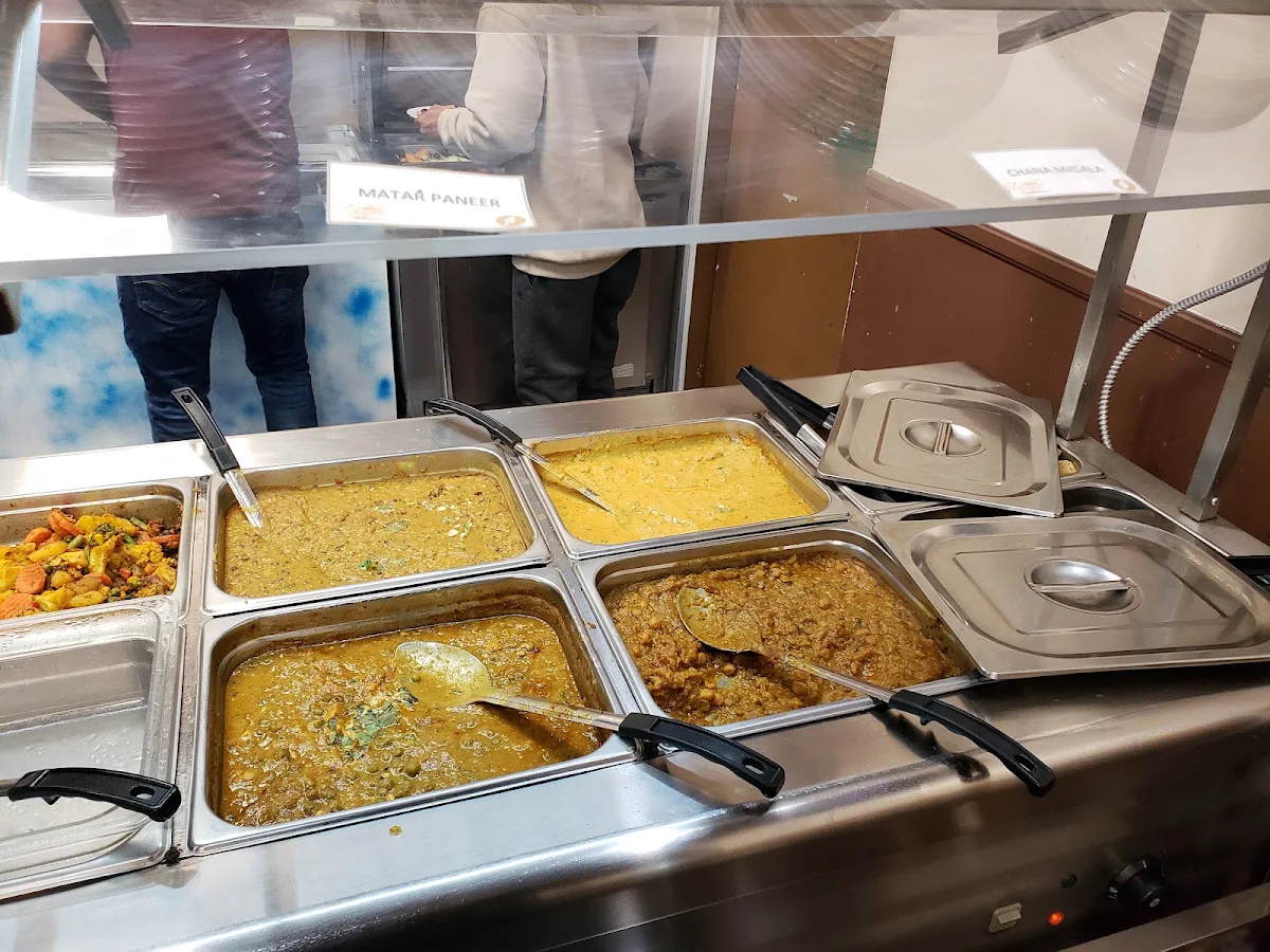 Chana Masala Tray, Royal Indian Buffet and Sweets