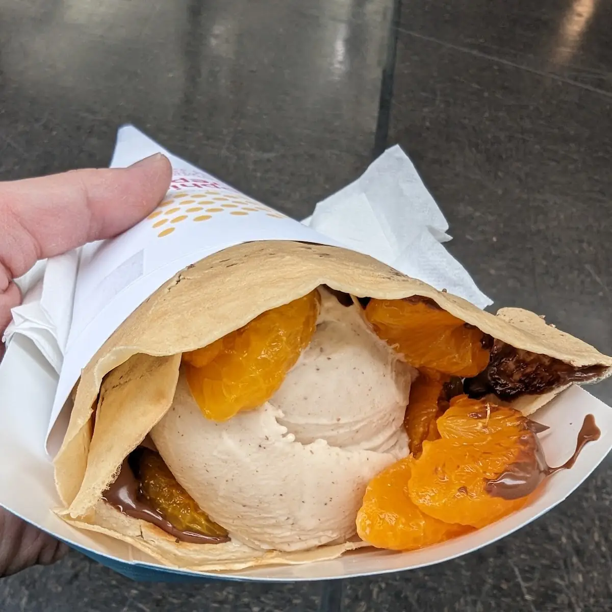 Nutella and Mandarin Orange