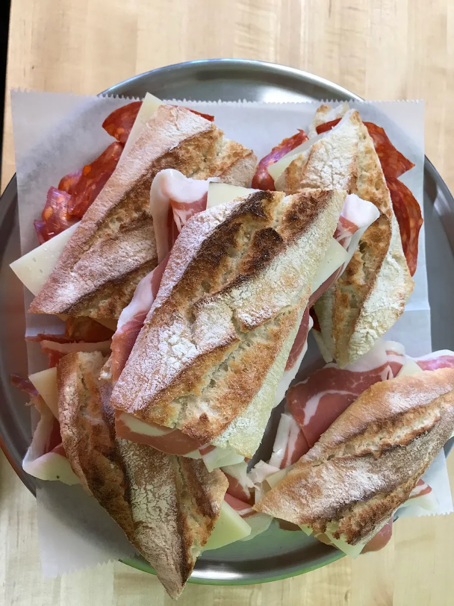 Serrano Ham and Manchego Cheese Sandwich