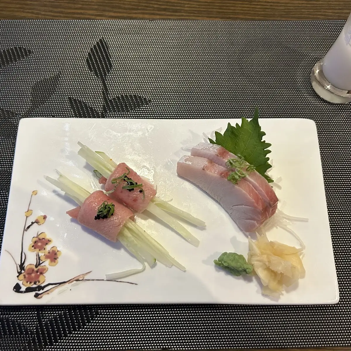 Toro and Yellow Tail Sashimi