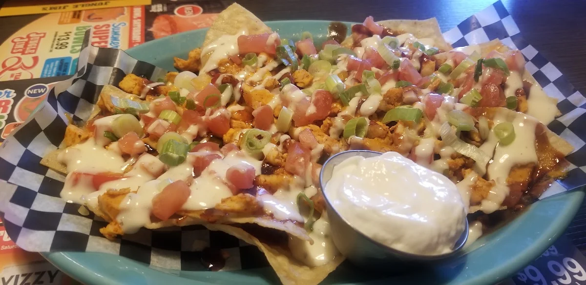 Lunch Size BBQ Chicken Nachos