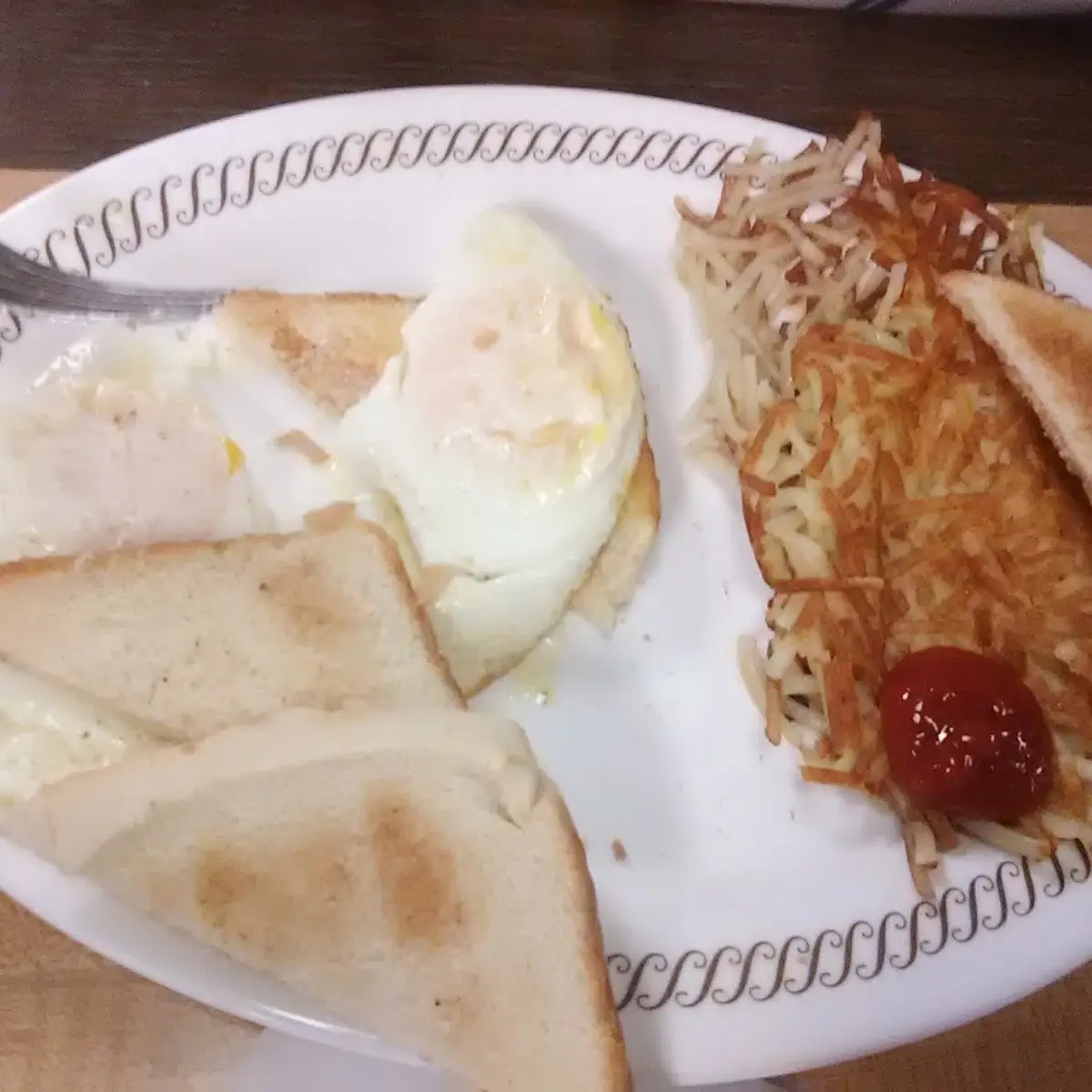 Hash Brown & Eggs