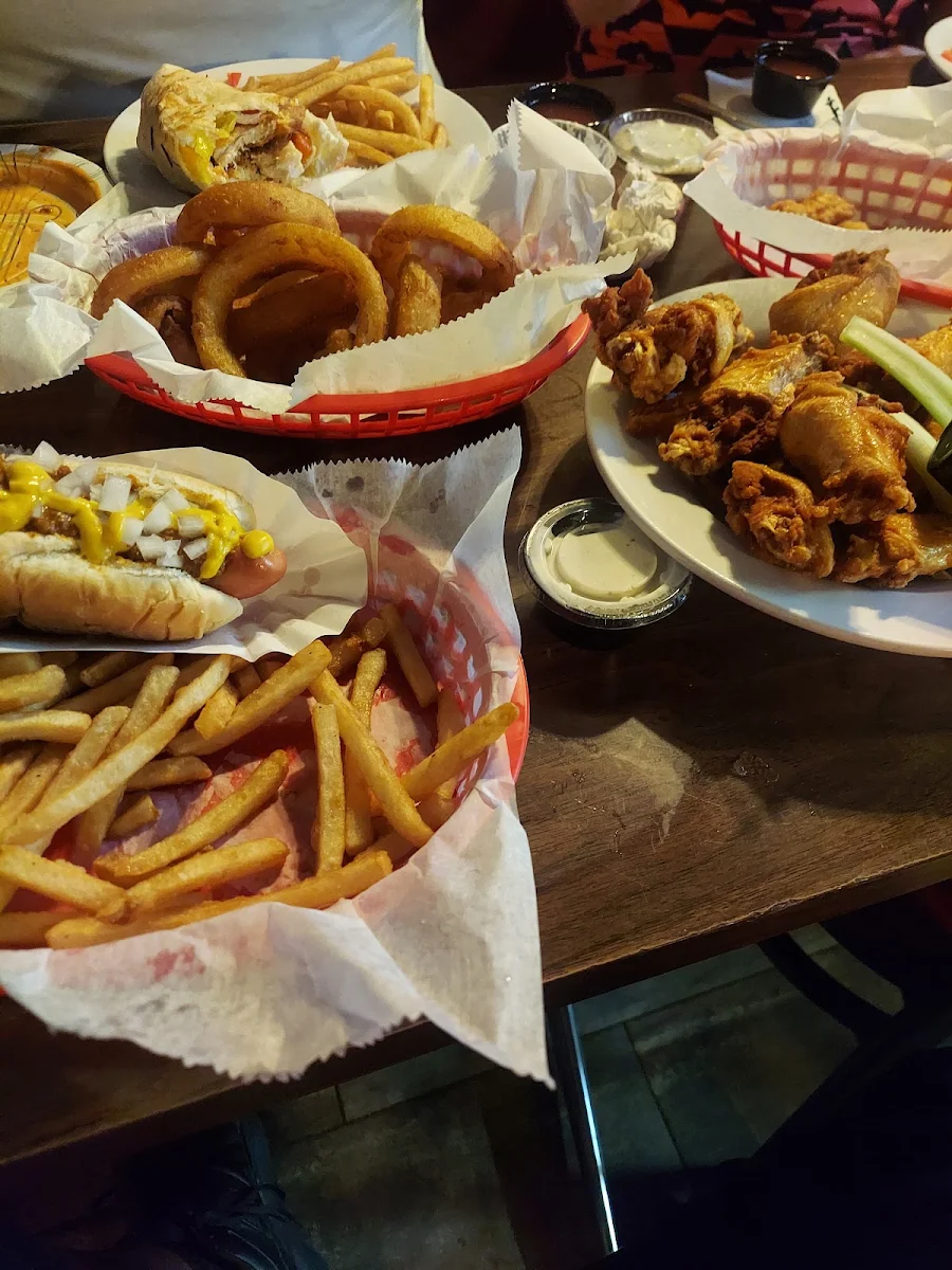 Wings and Fries &Coney Dog