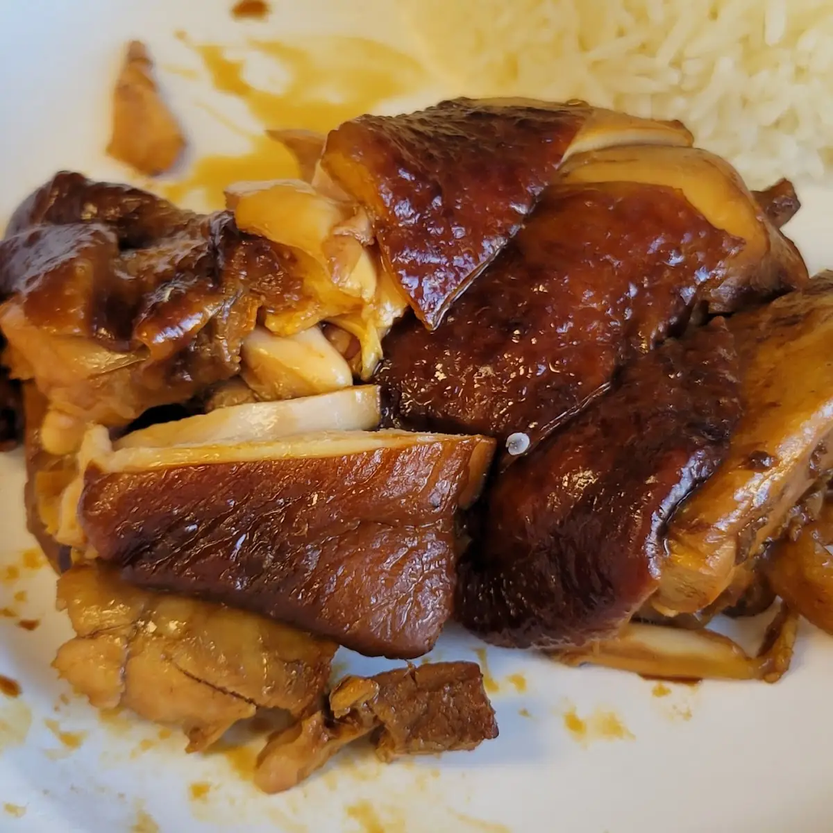Soy Sauce Chicken w Rice
