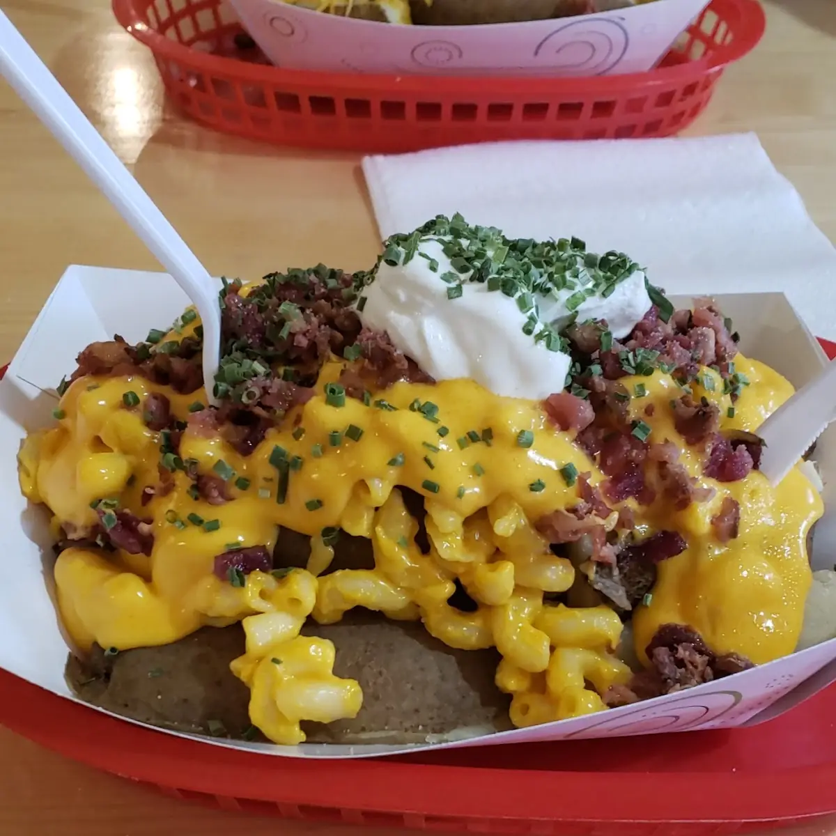 Mac and Bacon Spud