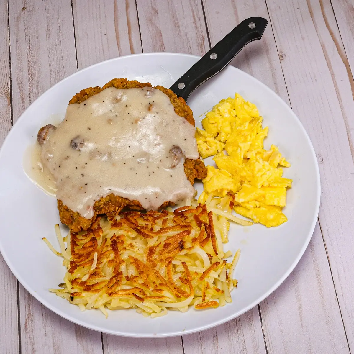 Country Fried Steak & Eggs