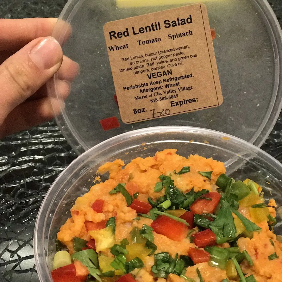 Red Lentil Salad
