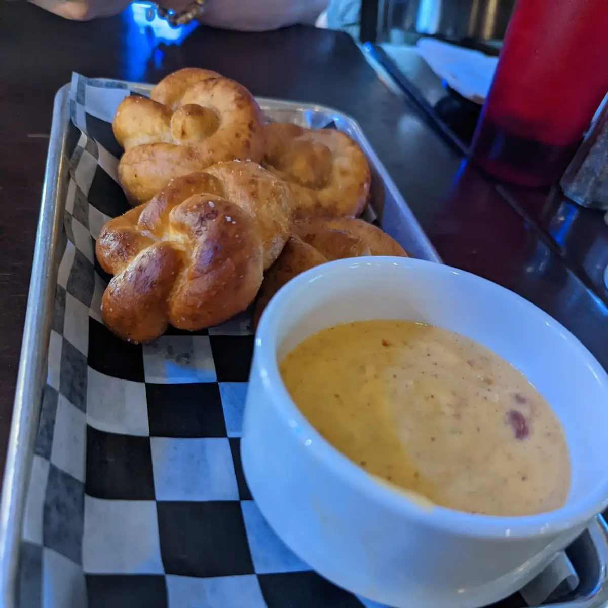 Pretzel and Cheese Sauce