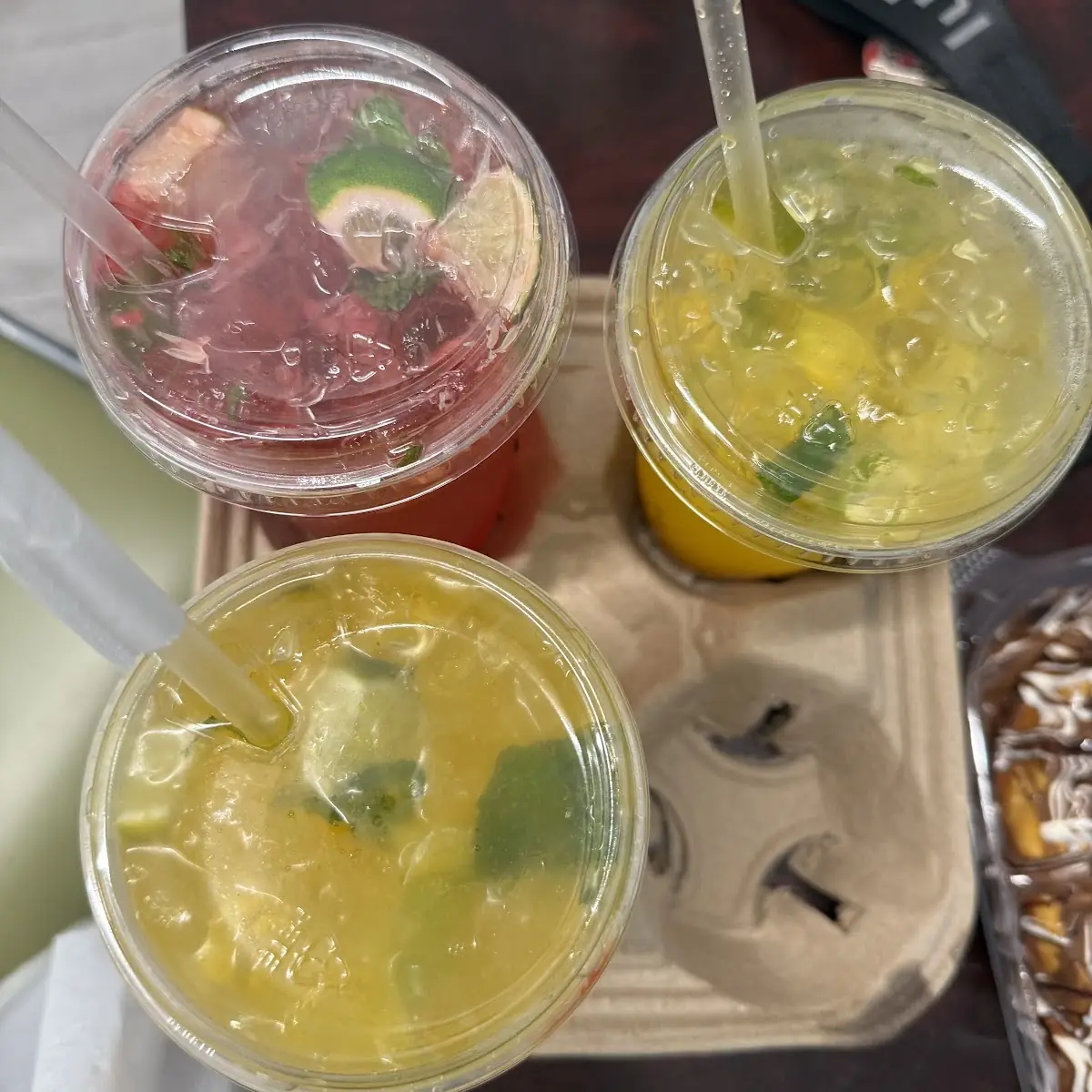 Strawberry Virgin Mojito and Mango Virgin Mojito