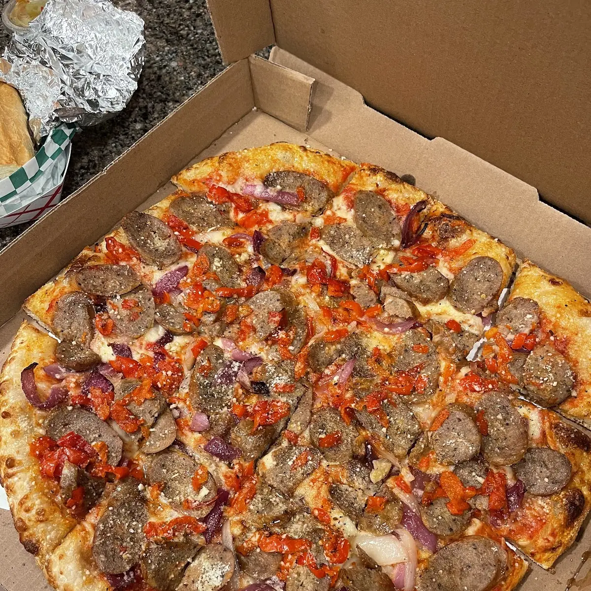 Meatball Pizza
