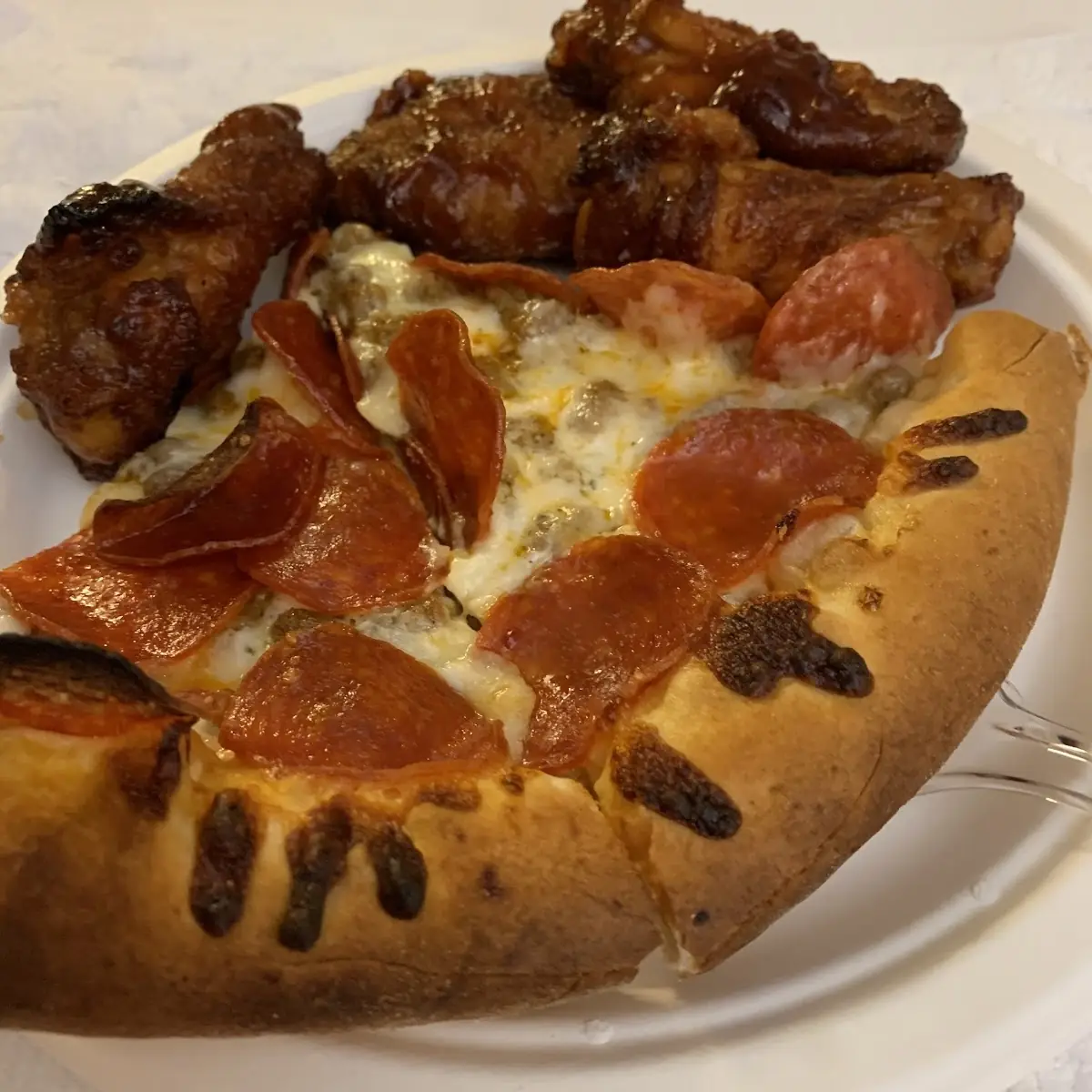 Pizza with BBQ Chicken