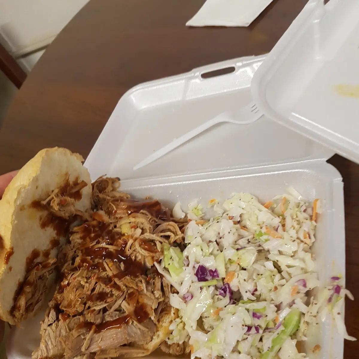 BBQ Pork and Slaw