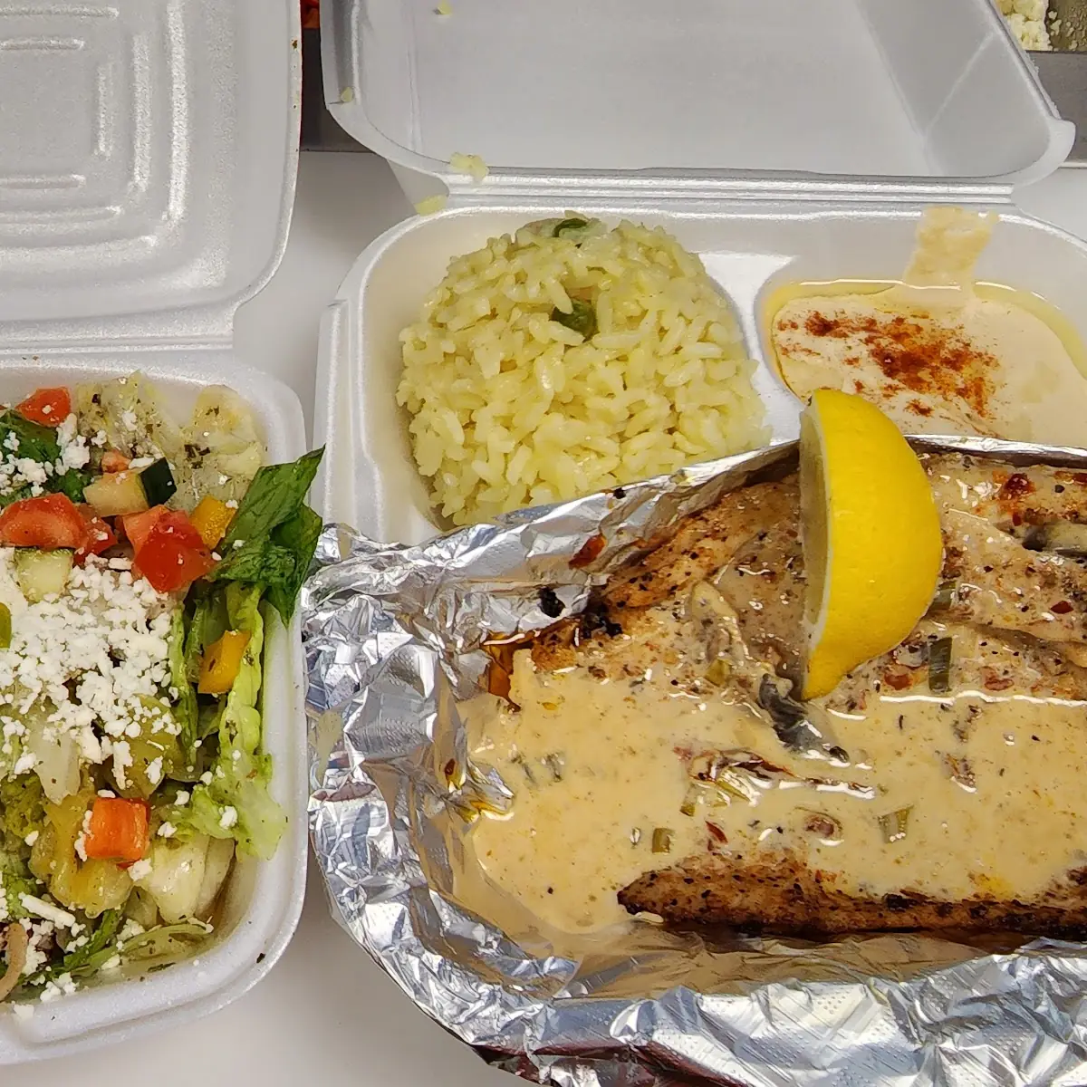 Combo Side of Gyro & Chicken