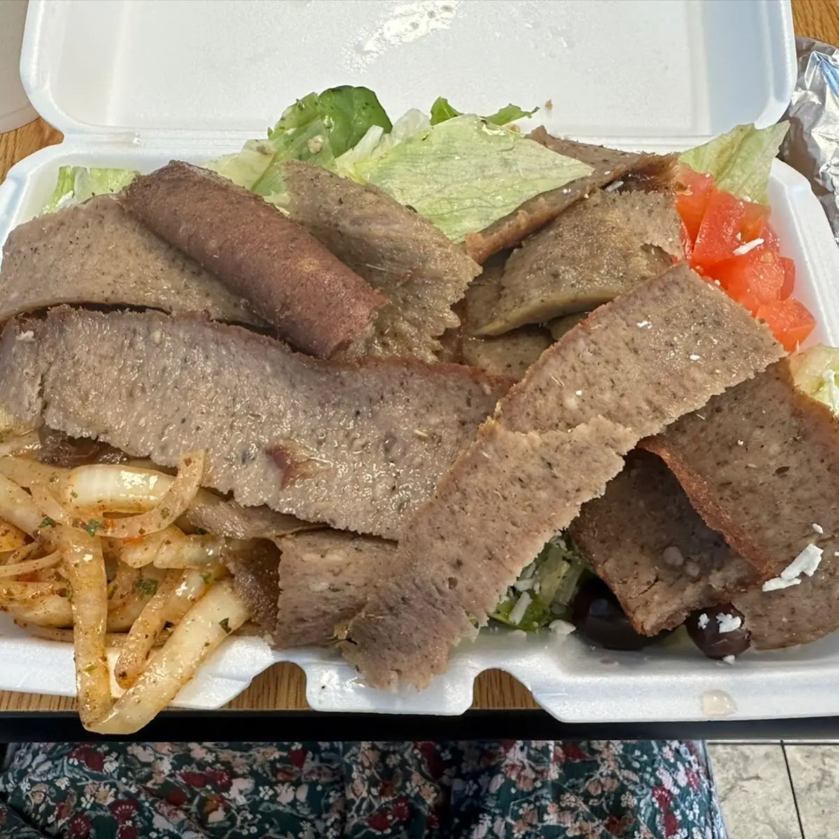 Gyro Greek Salad