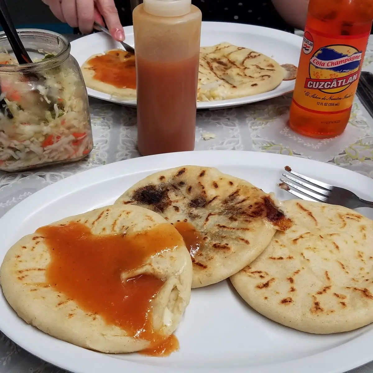 Bean and Cheese Pupusas
