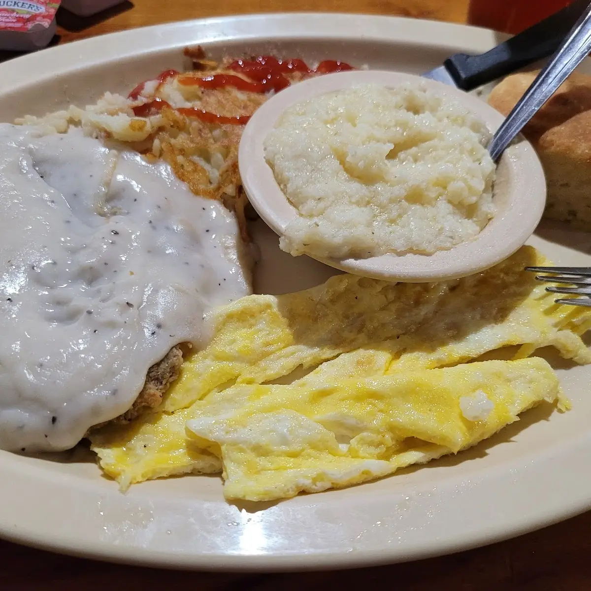 Chicken Fried Steak Breakfast