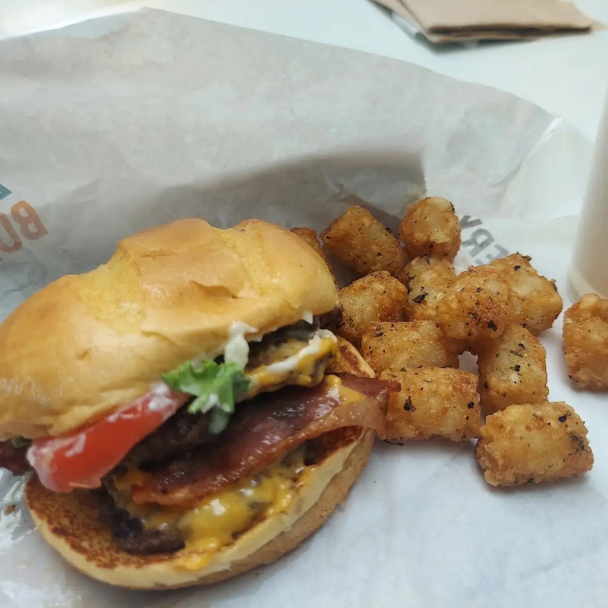 Double Bacon Smash Burger