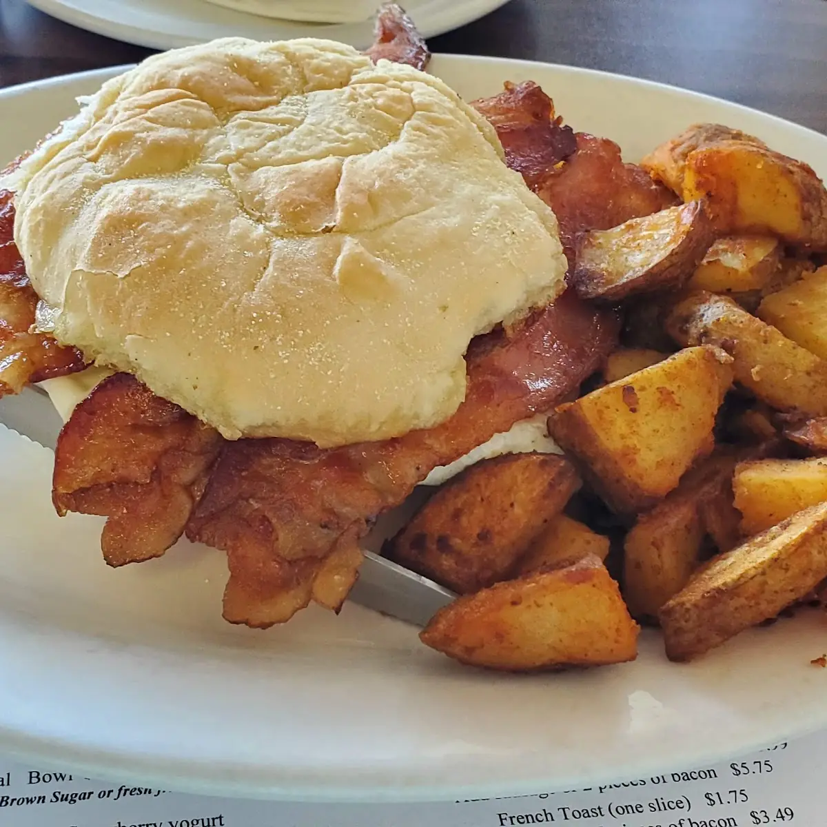 Egg and Bacon Sandwich