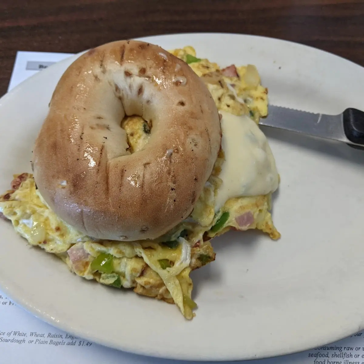 Western Omelette Sandwich