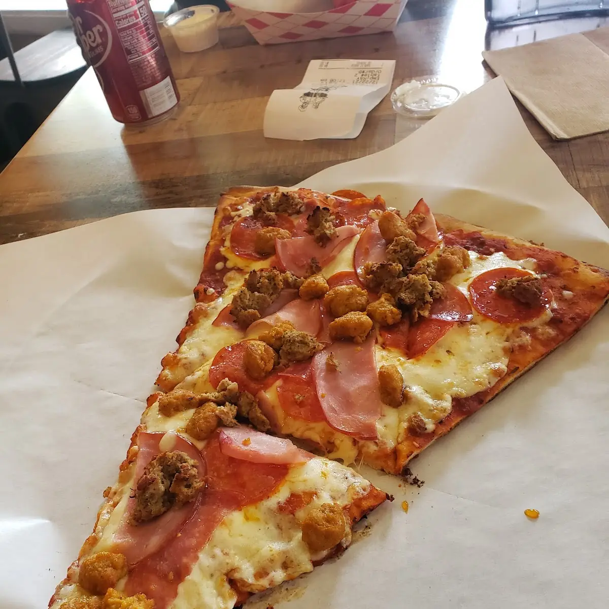 Meat Lovers Pizza Slice