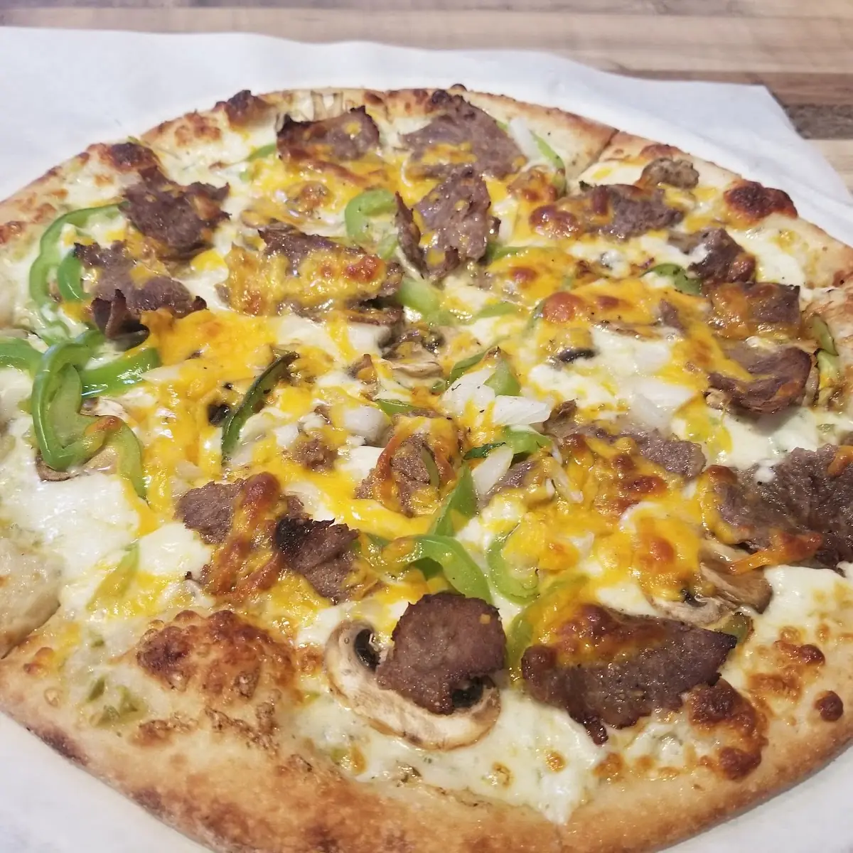 Philly Cheese Steak Pizza