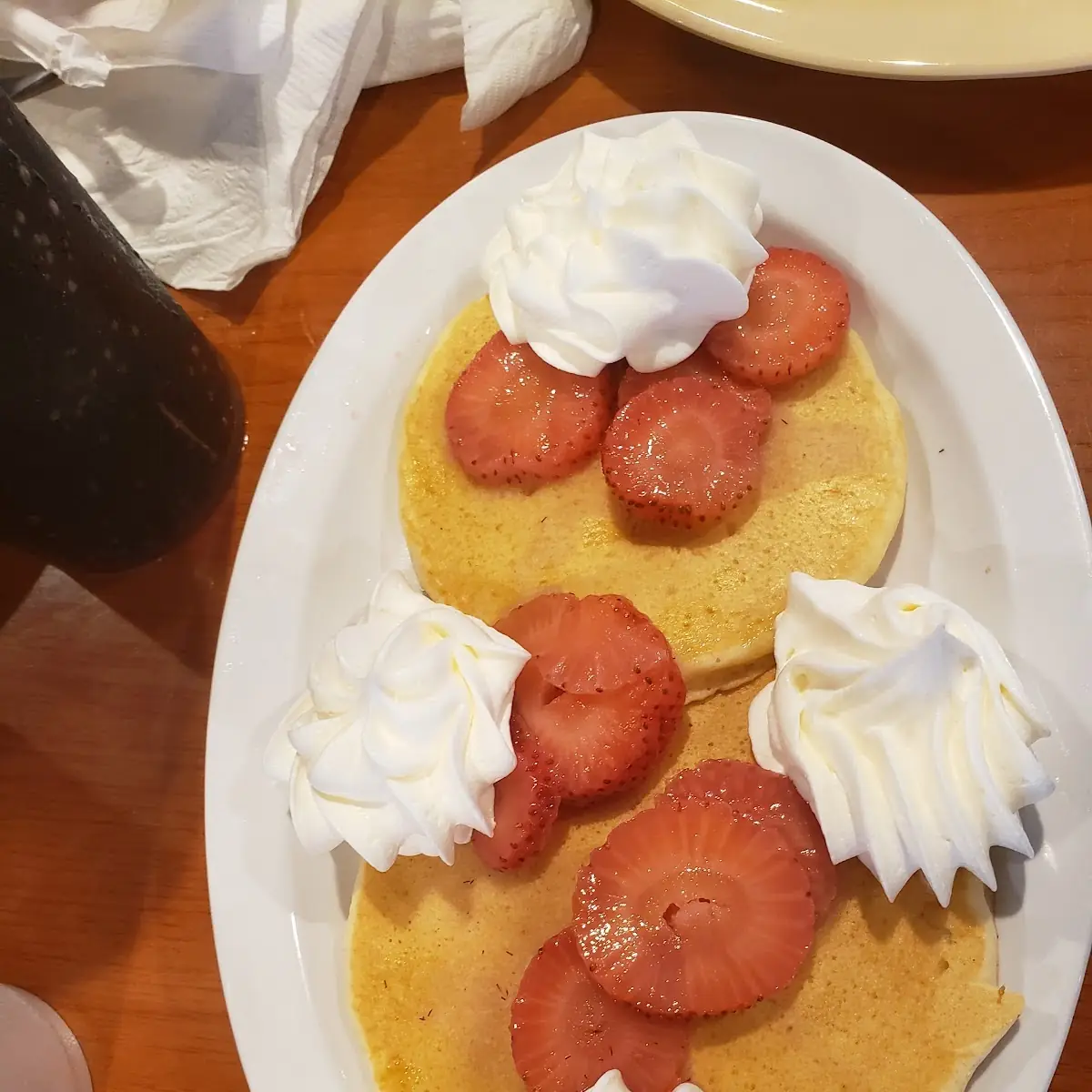 Pancakes and Strawberries