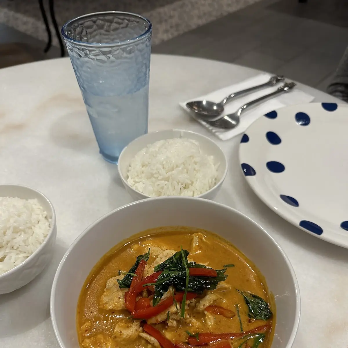 Red Curry Chicken and Rice