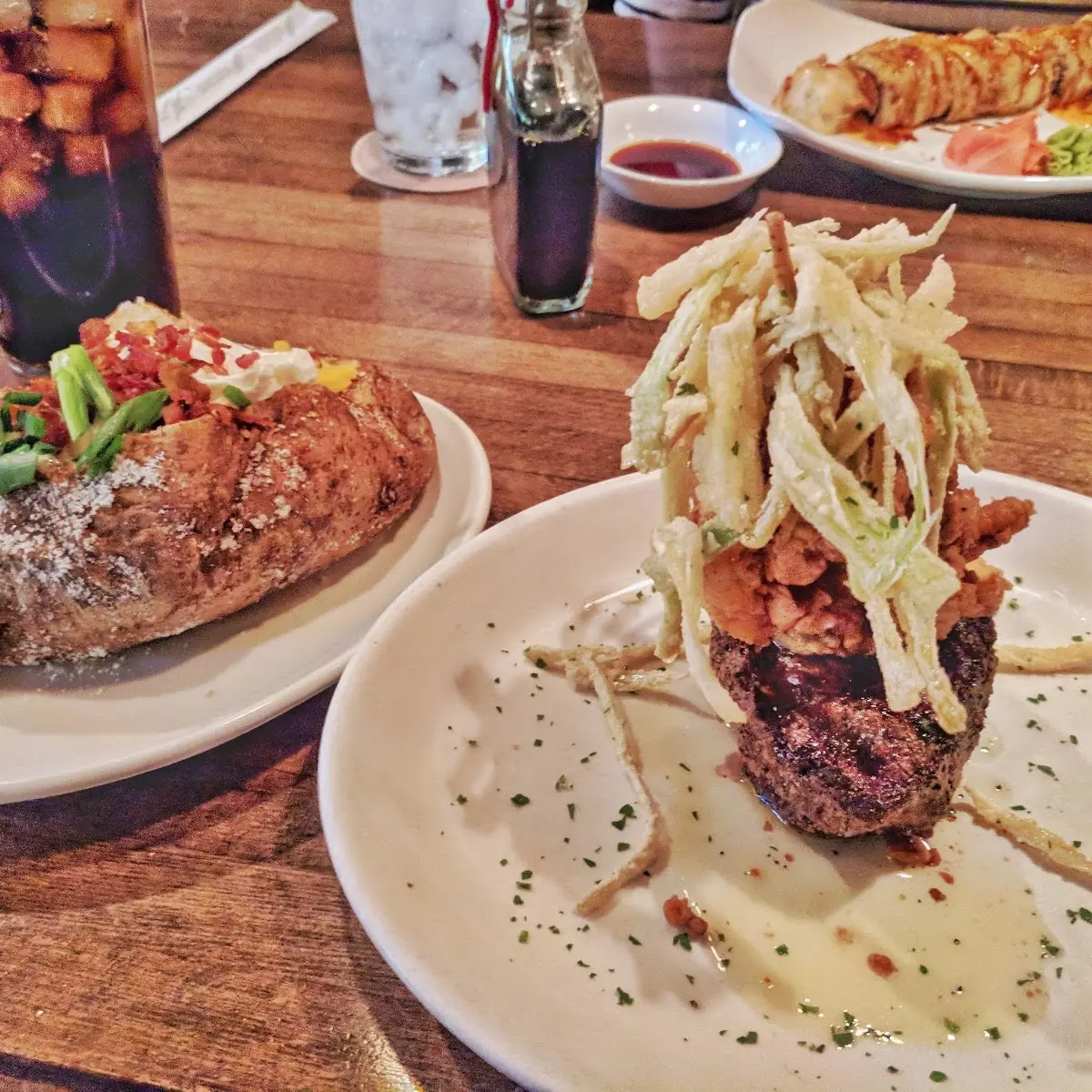 The Calipari Filet with Fried Lobster Tail
