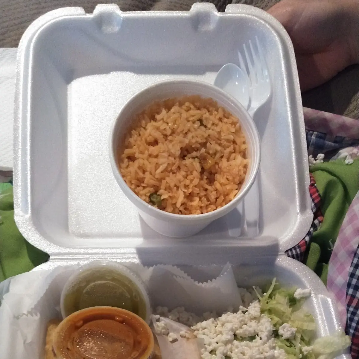 Empanadas and Rice Bowl