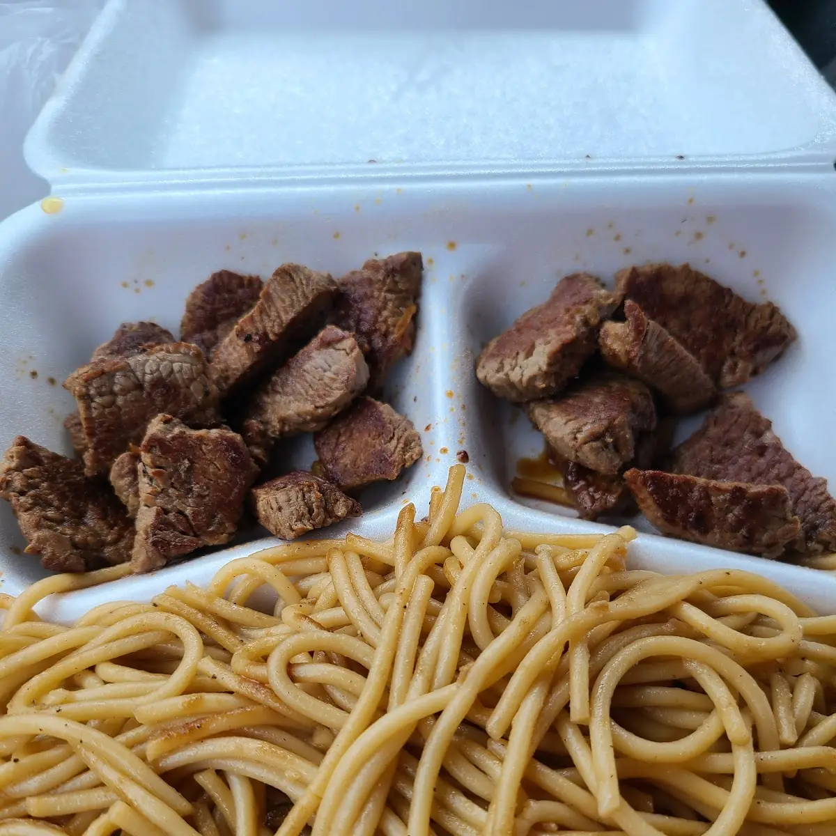 Hibachi Steak and Noodles