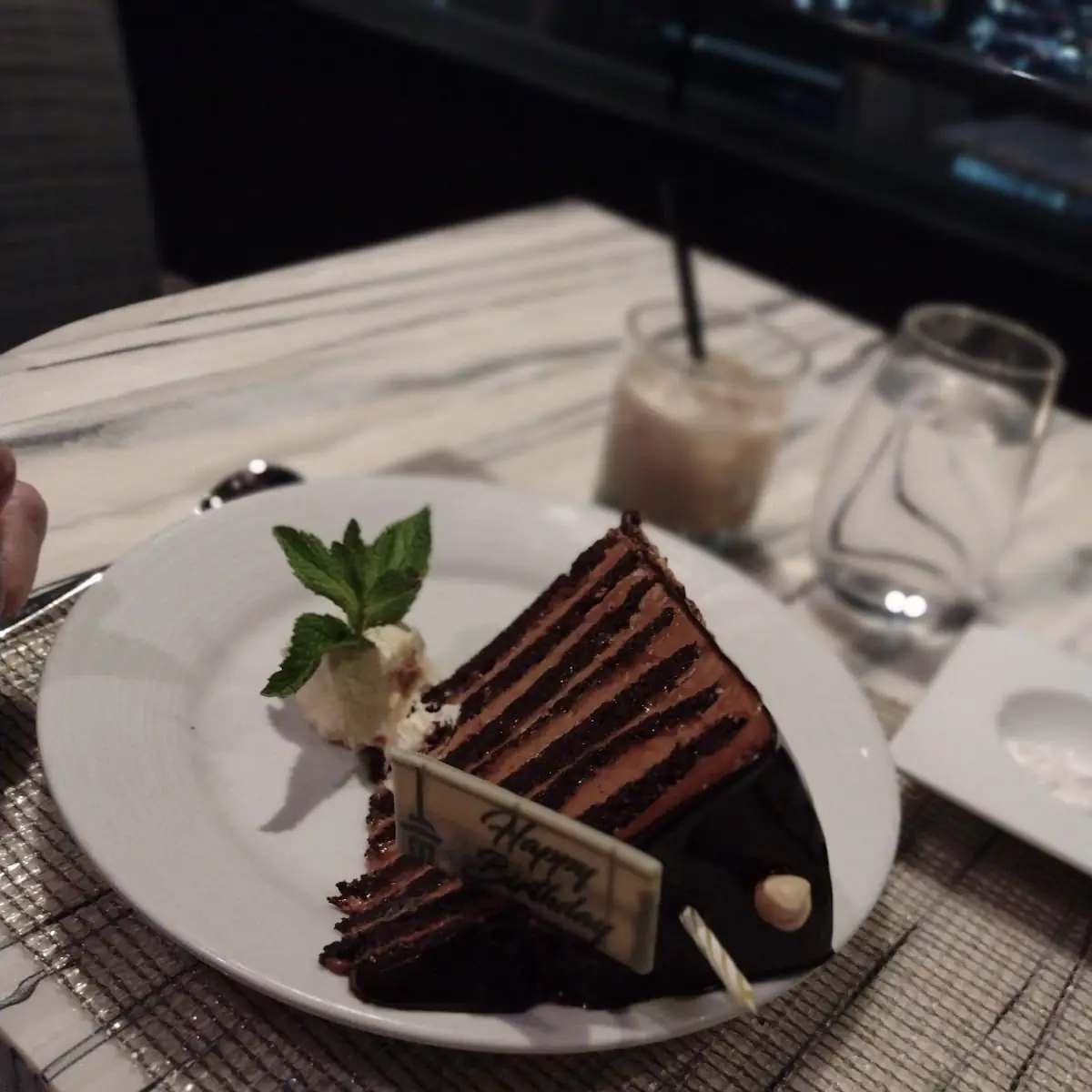 Layered Chocolate Hazelnut Cake