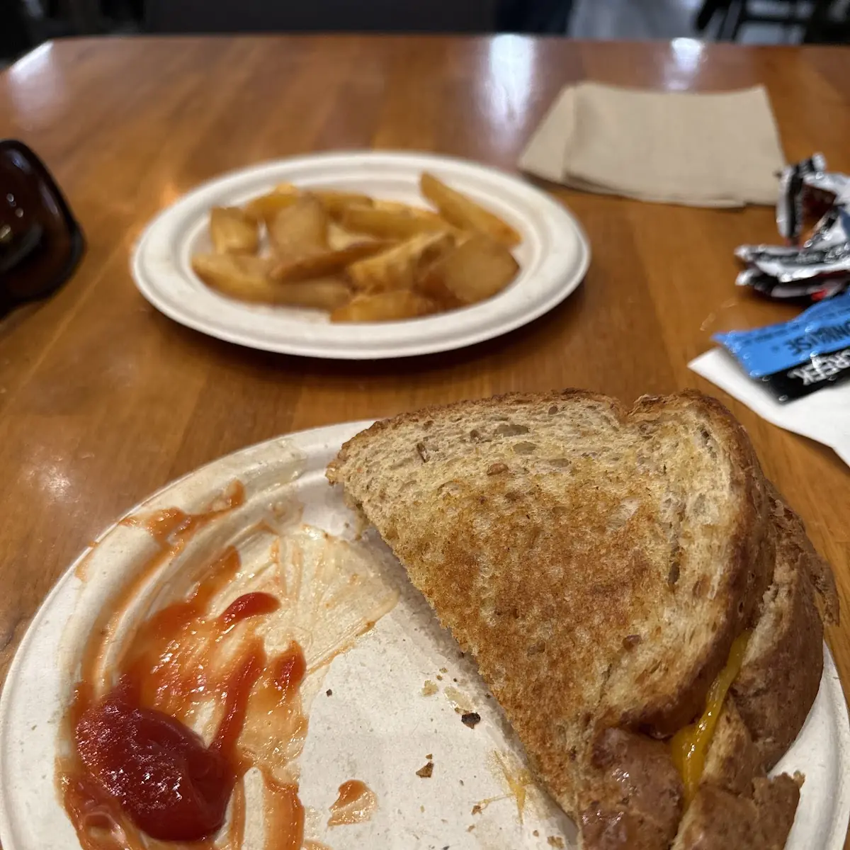 Grill Cheese and Fries