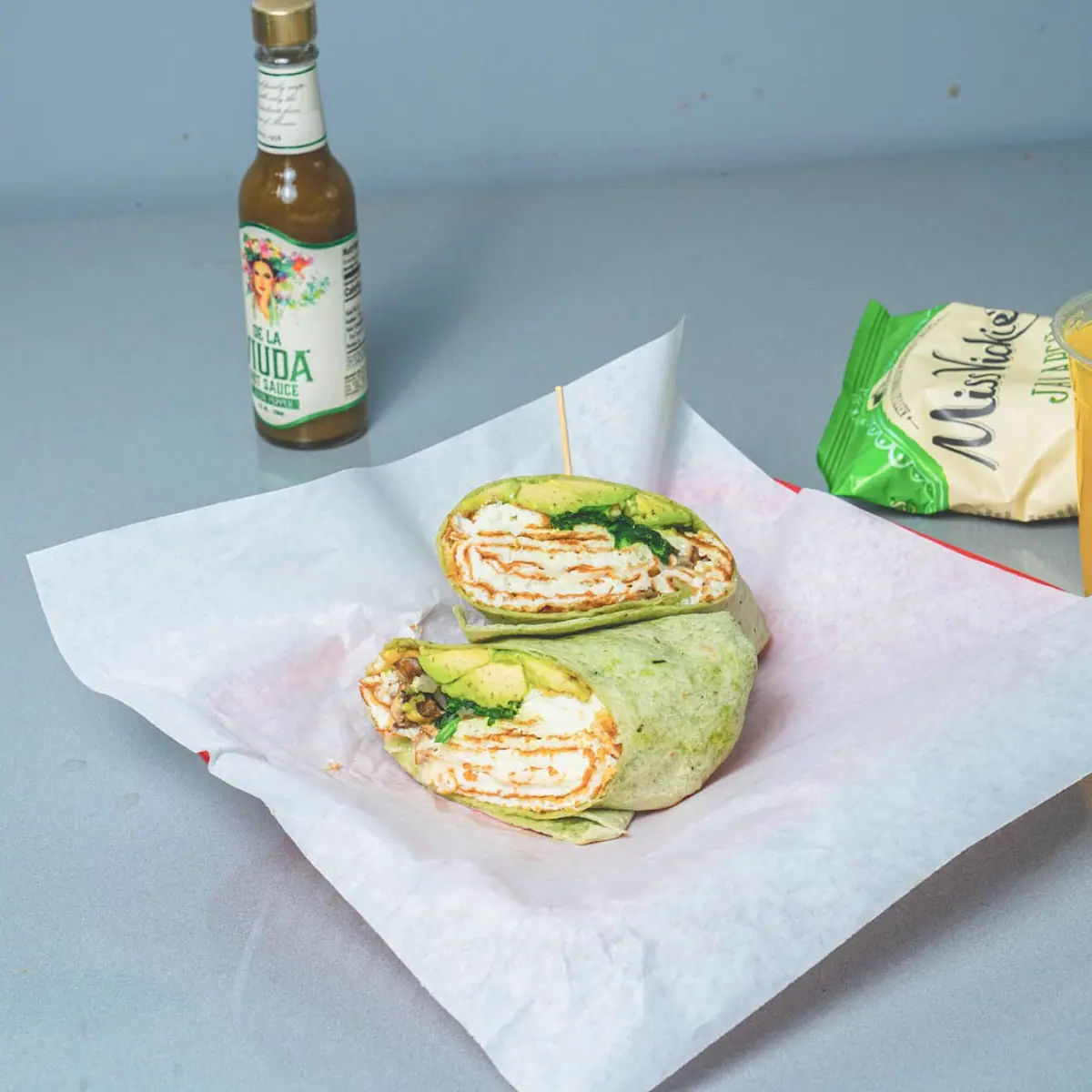 Chicken caesar wrap