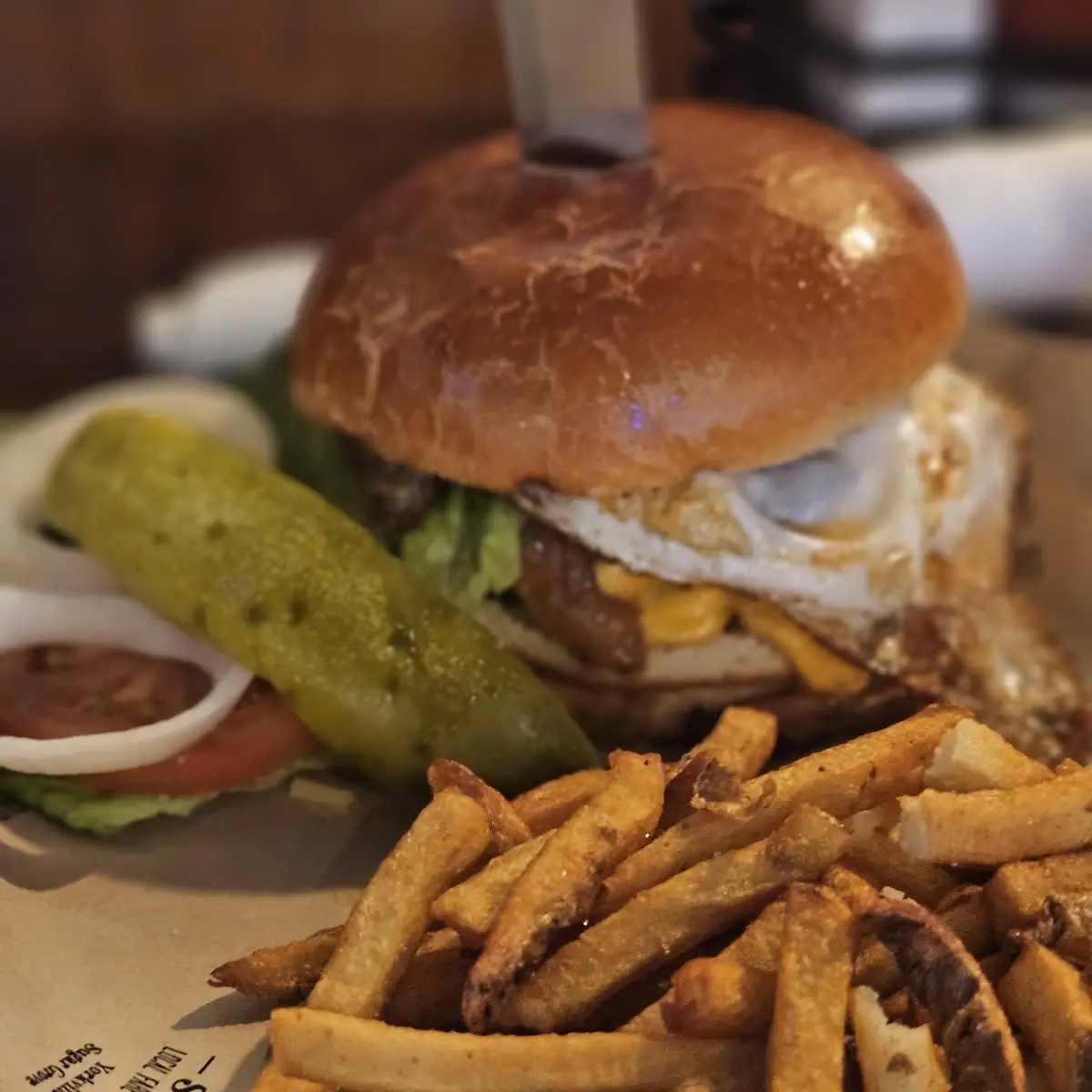 The Burger and Fries