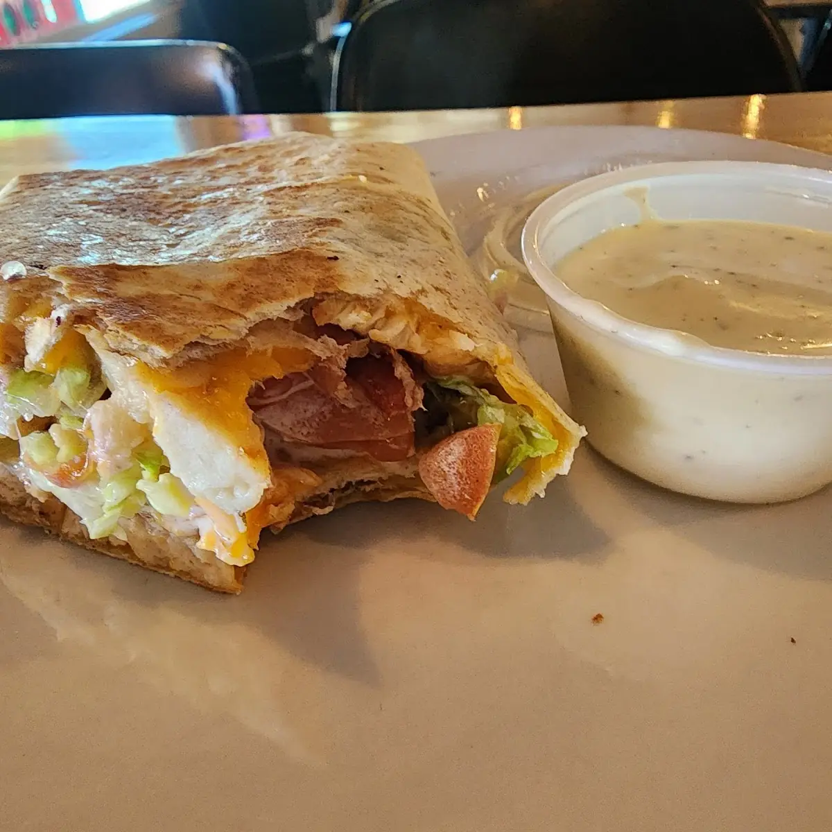 Grilled Chicken Bacon Ranch Wrap