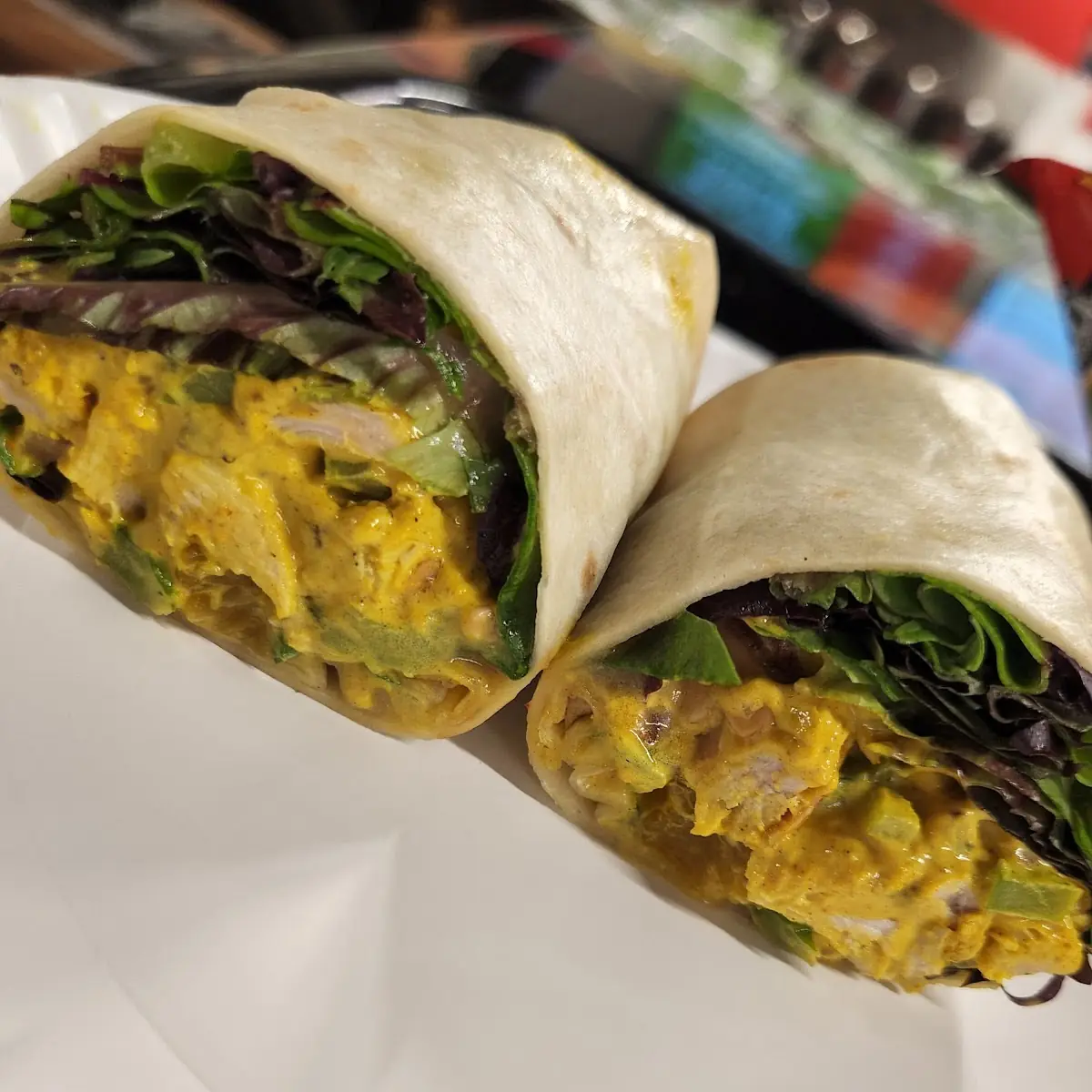 Curry Chicken Salad Wrap