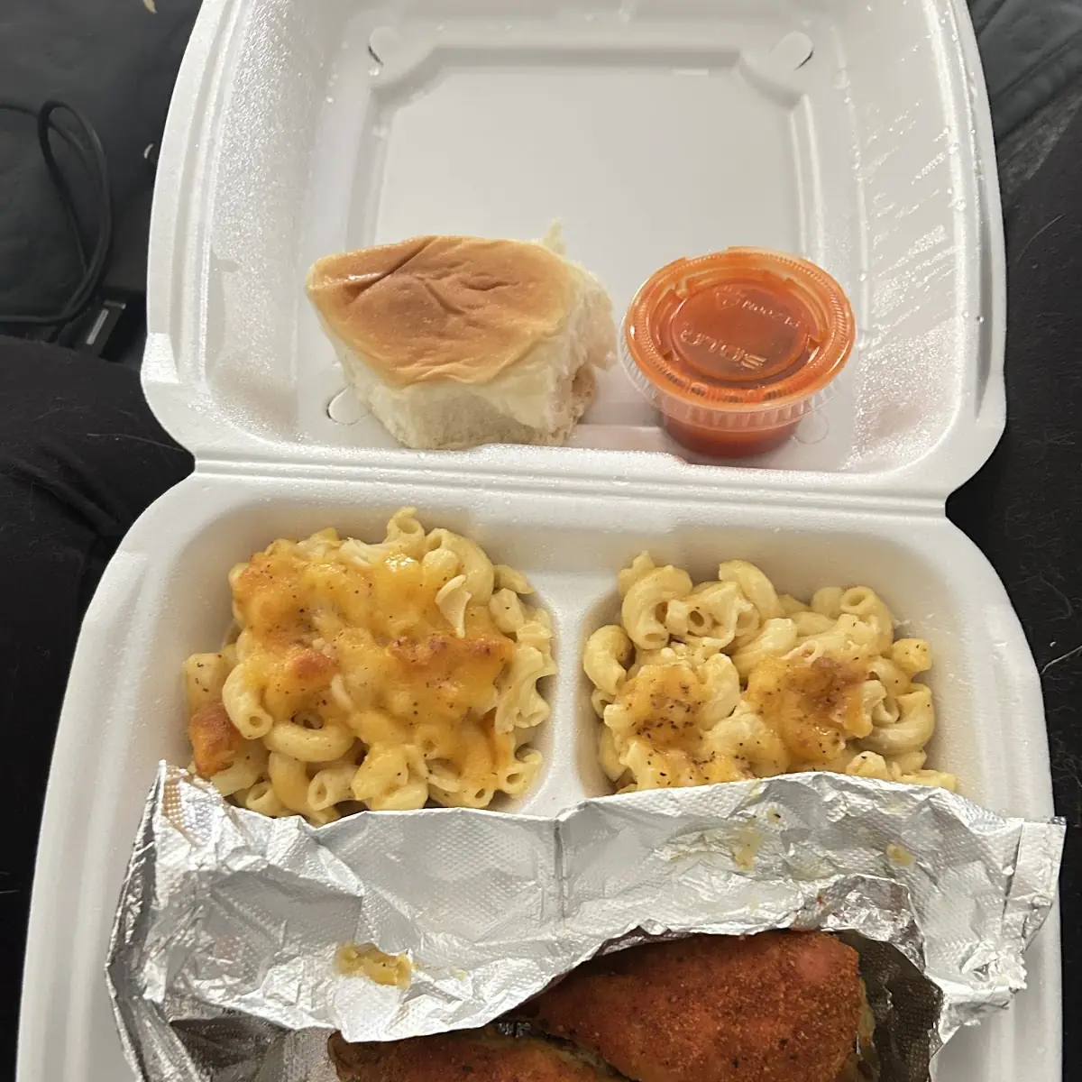 Chicken Wings Mac & Cheese Cabbage
