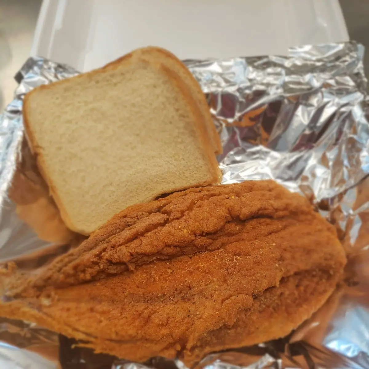 Croaker Fish Sandwich