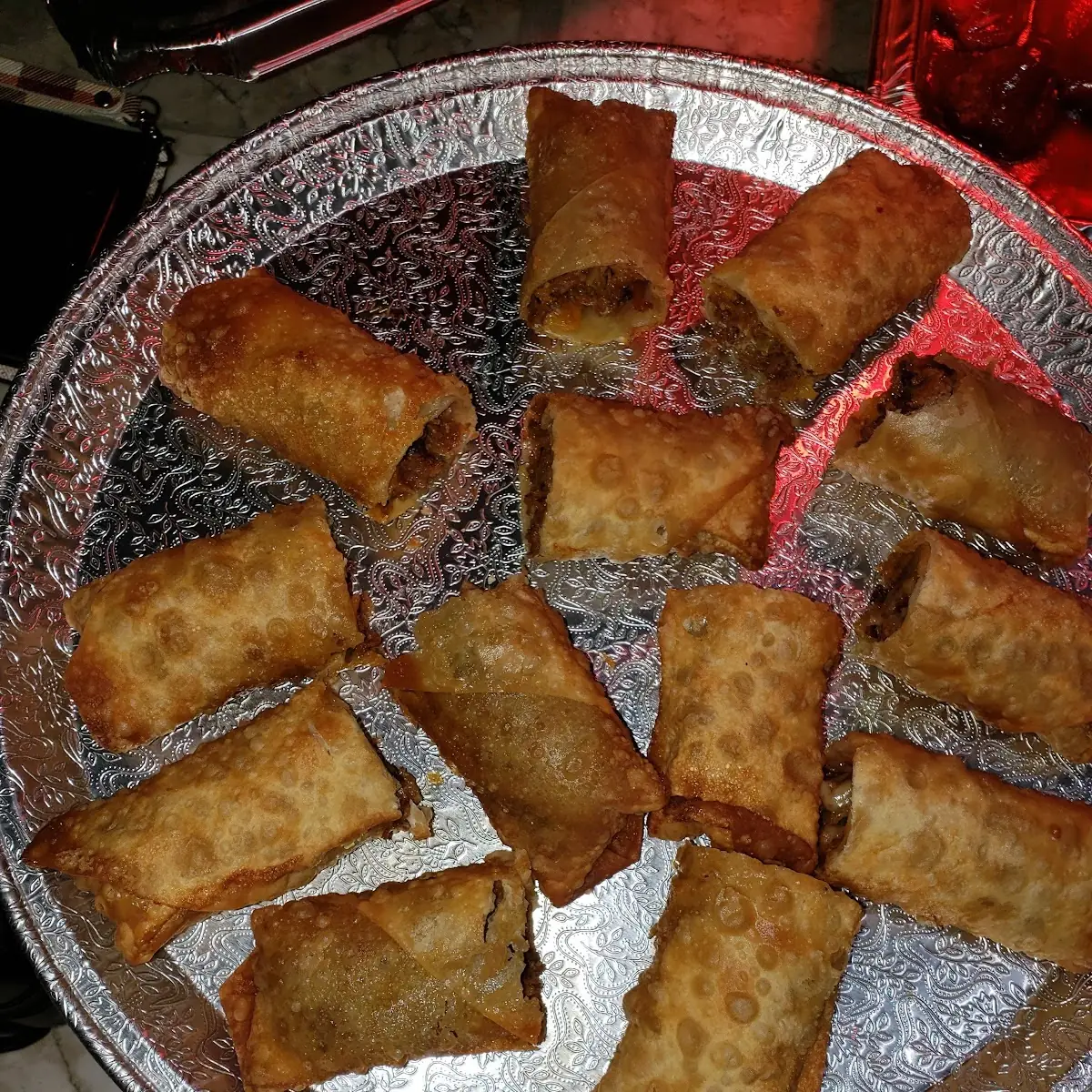 Philly Cheese Steak Egg Rolls