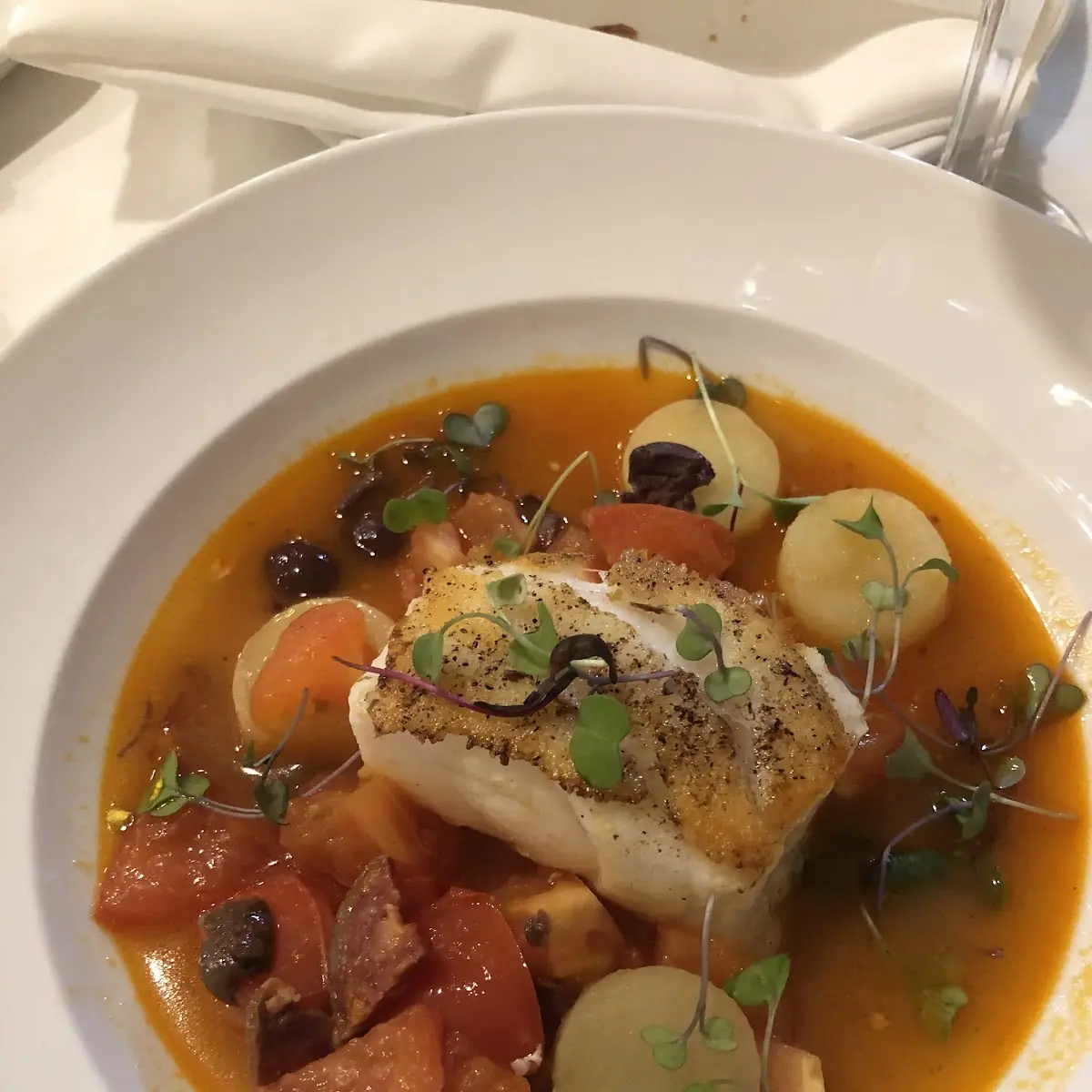 Seared Sea Bass