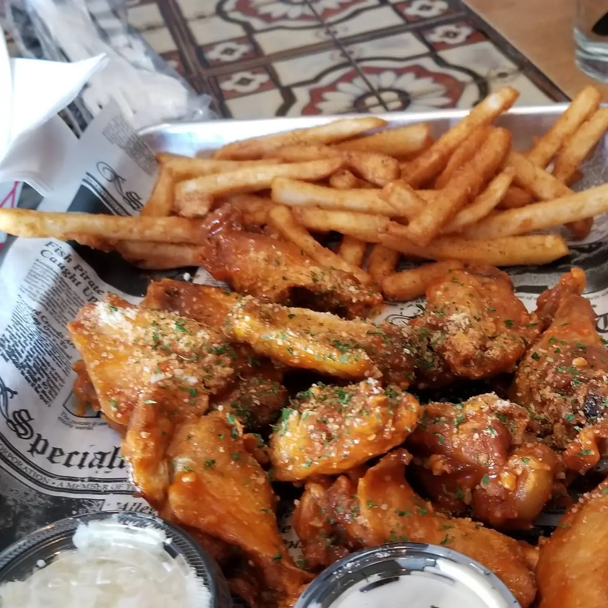 Wings and Fries