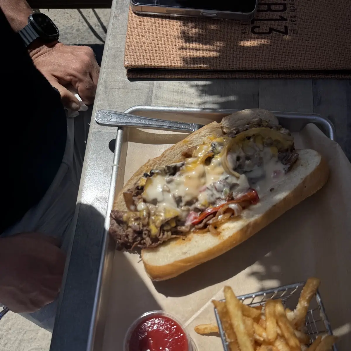 Philly Cheese Steak Sandwich