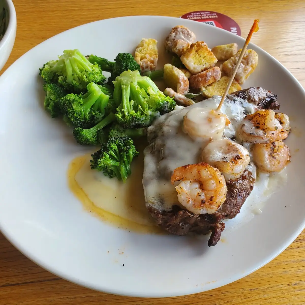 Shrimp 'N Parmesan Sirloin