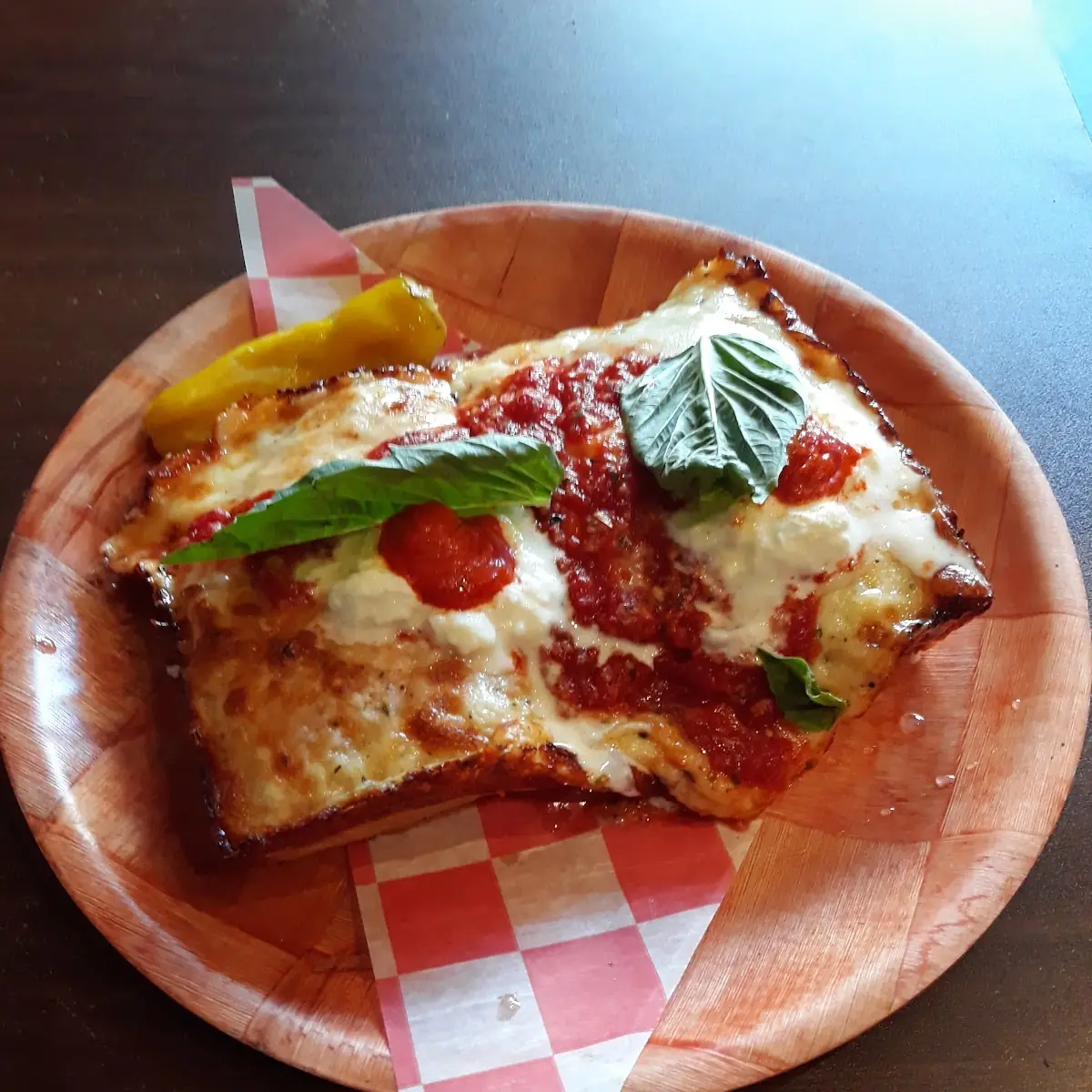 Detroit Style Pizza Slices
